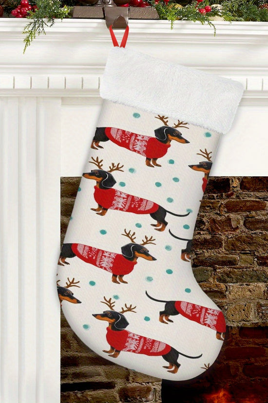 Doxie Stocking 2025 – Santa’s Little Helper Edition