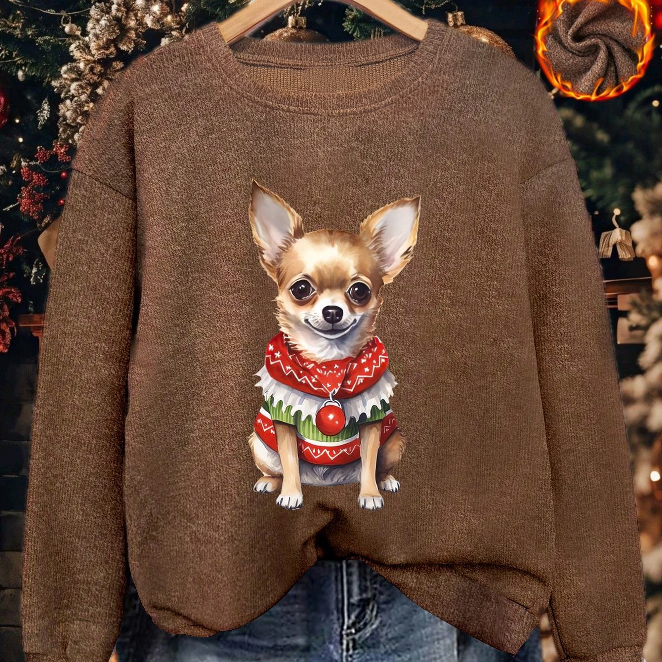 Santa Chi – Women's Christmas Sweater 2025