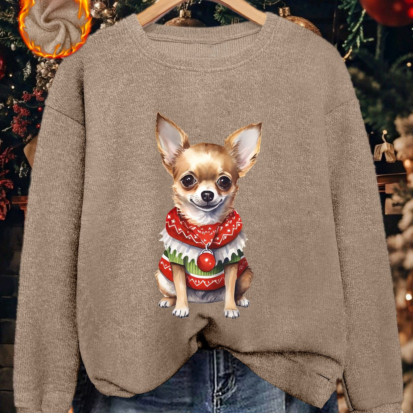 Santa Chi – Women's Christmas Sweater 2025
