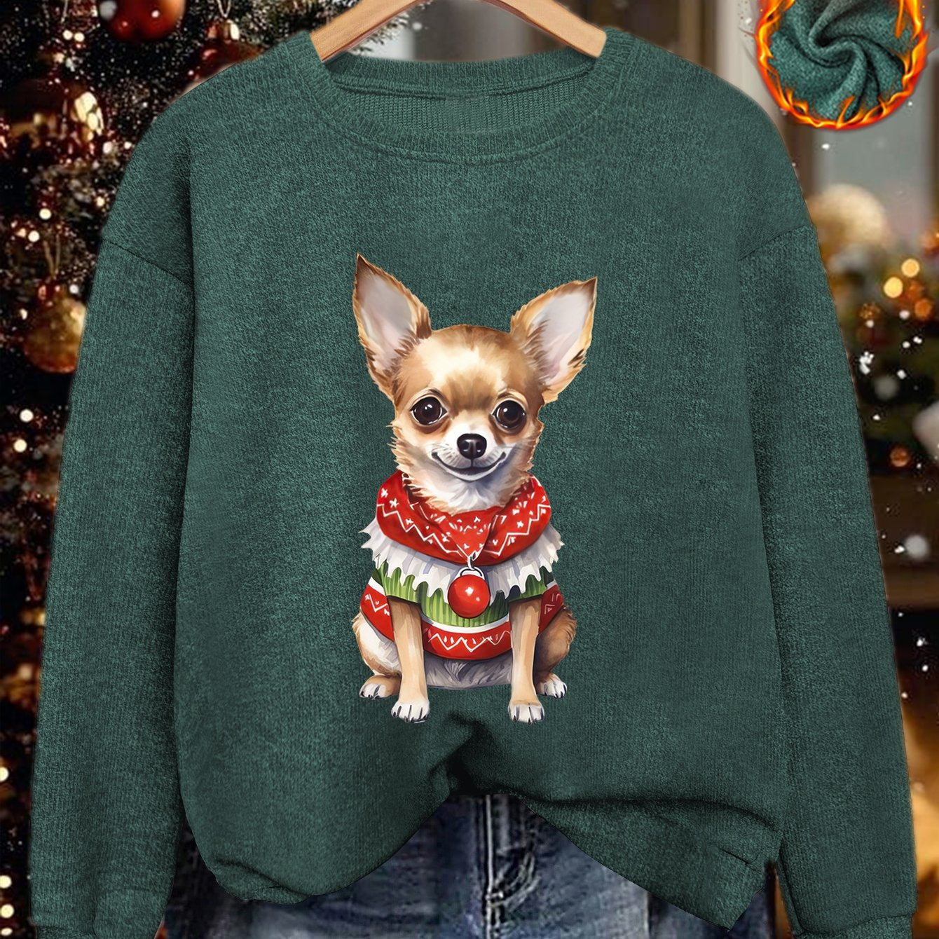 Santa Chi – Women's Christmas Sweater 2025