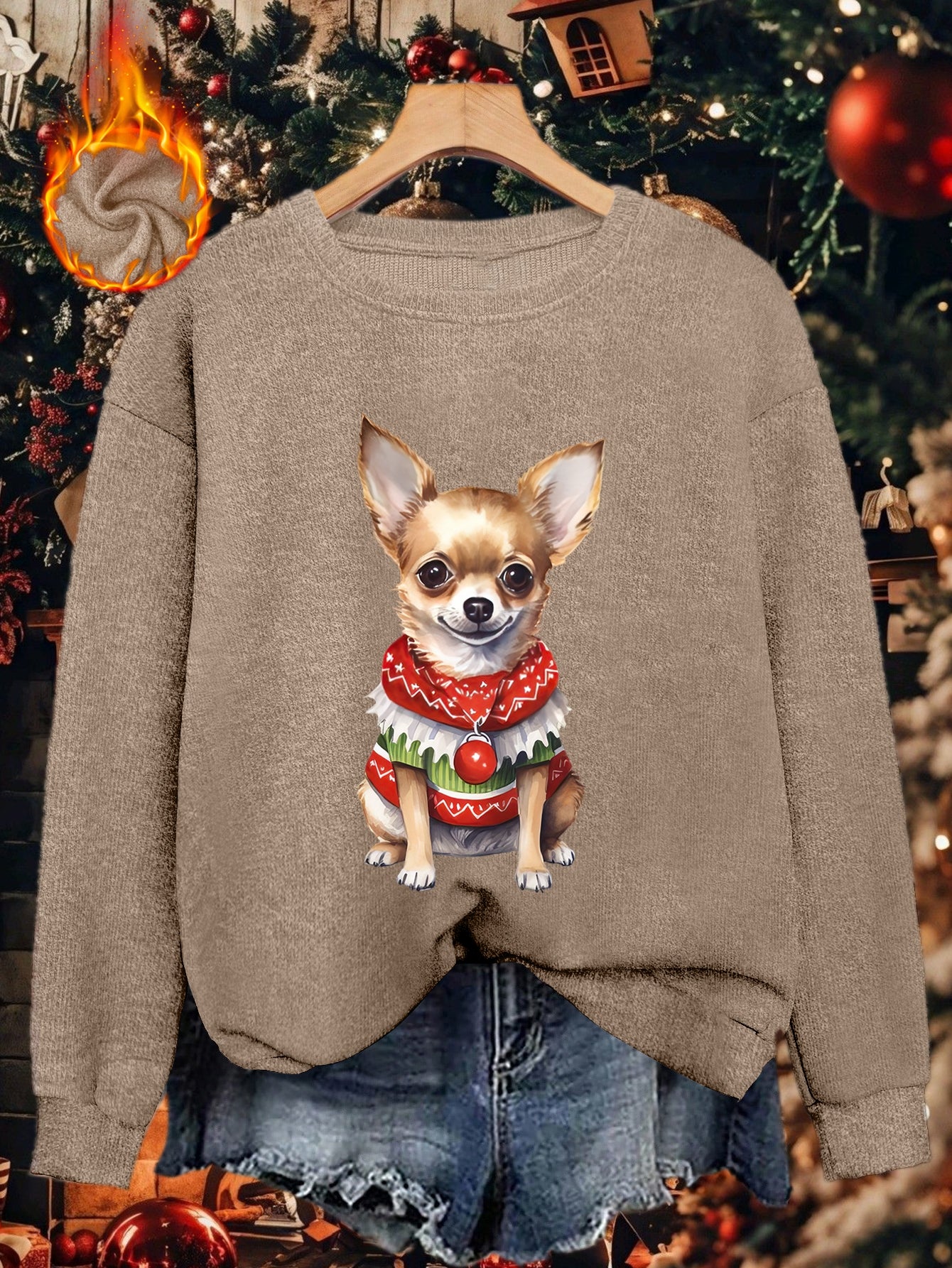 Santa Chi – Women's Christmas Sweater 2025