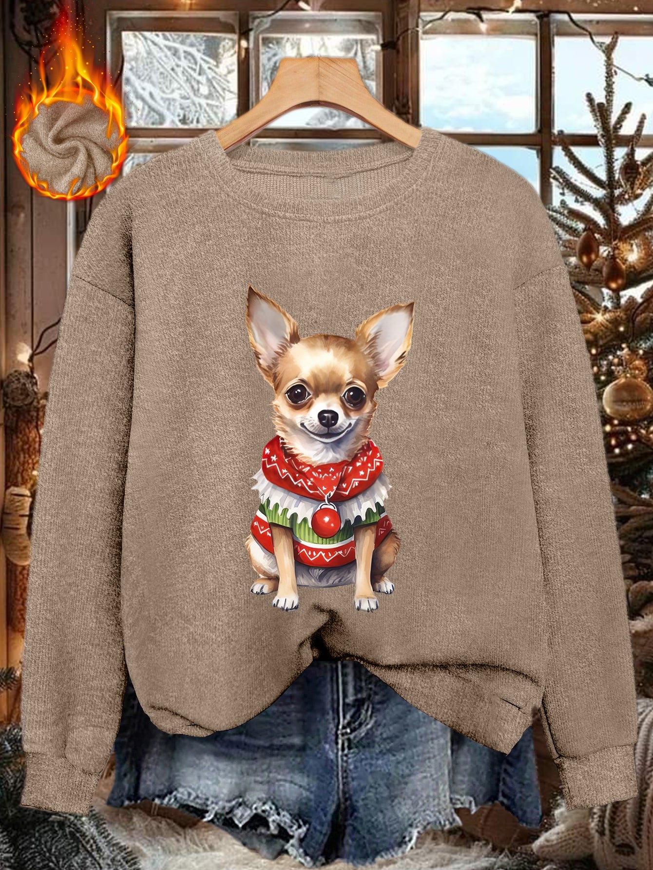Santa Chi – Women's Christmas Sweater 2025