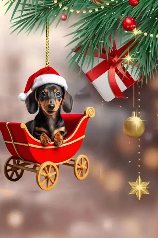 Promenade en traîneau du Père Noël 2025 – Ornement en édition limitée