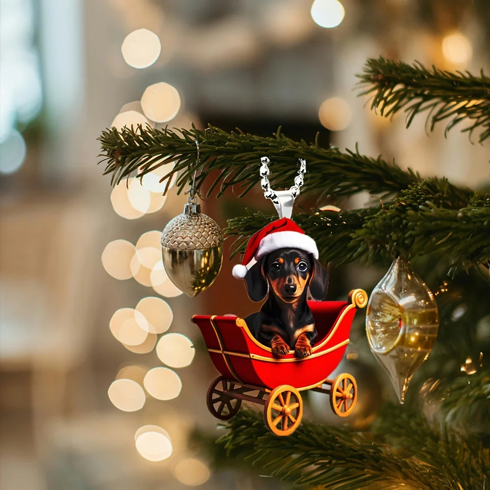 Promenade en traîneau du Père Noël 2025 – Ornement en édition limitée