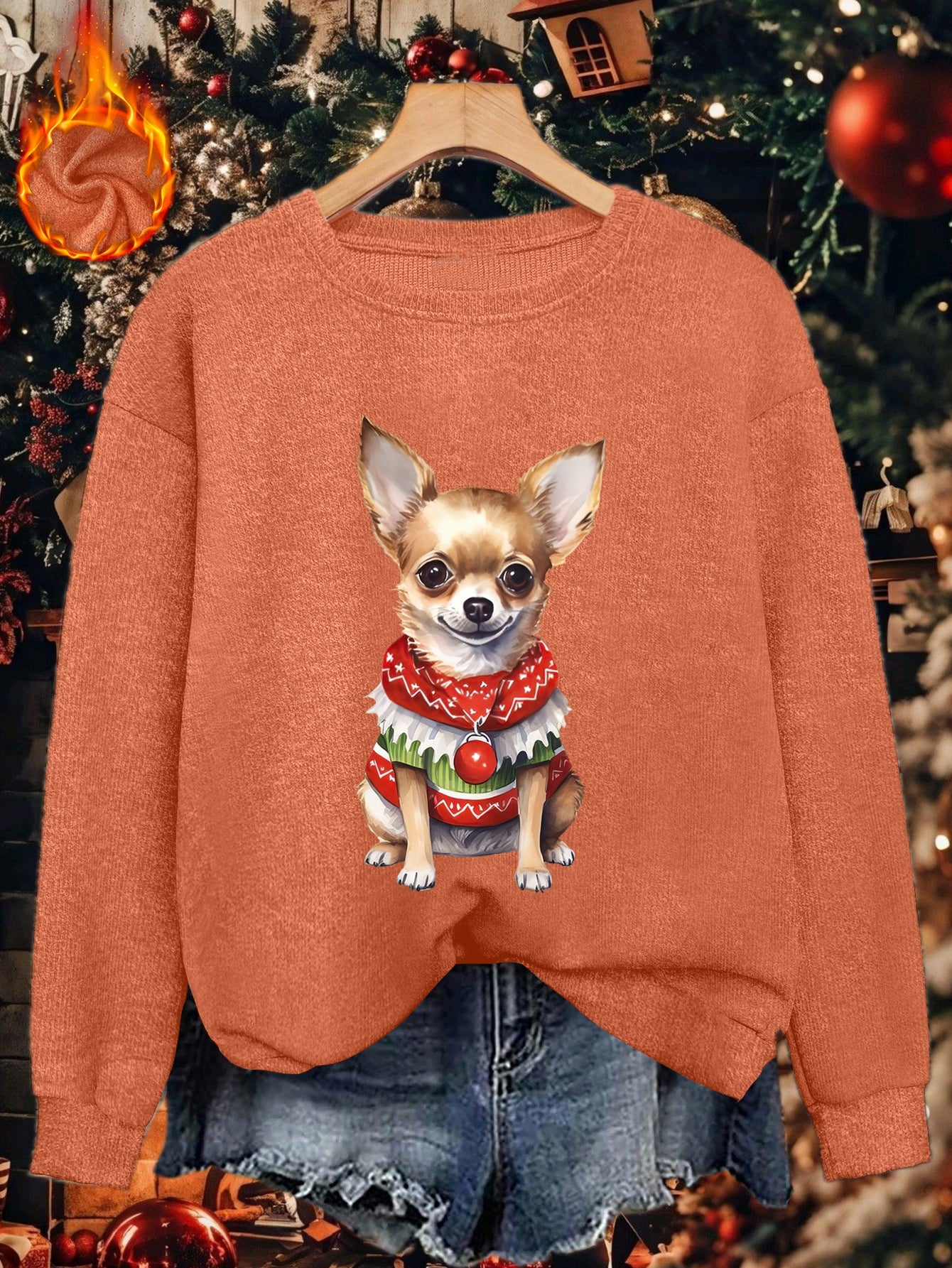 Santa Chi – Women's Christmas Sweater 2025