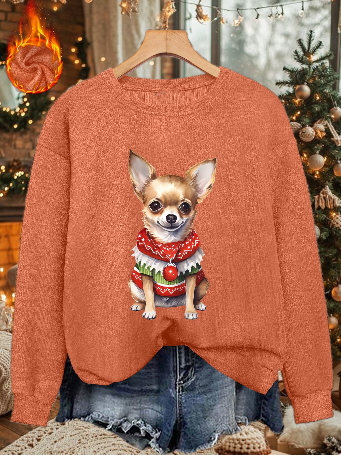 Santa Chi – Women's Christmas Sweater 2025