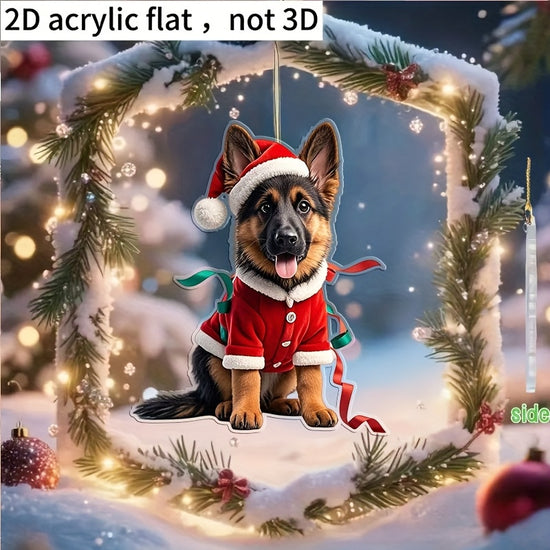 3 Pieces Of Santa Shepherds Christmas Tree Ornaments