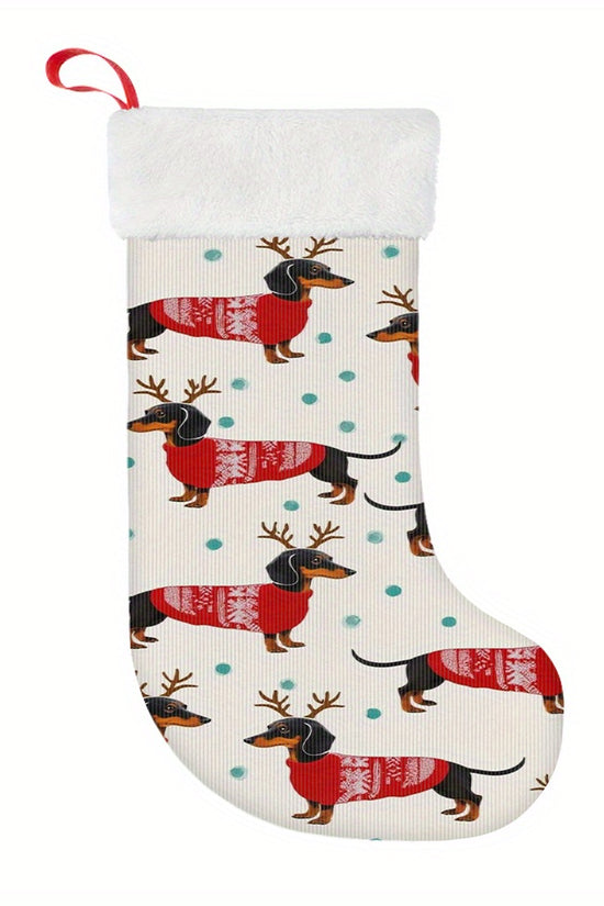 Doxie Stocking 2025 – Santa’s Little Helper Edition