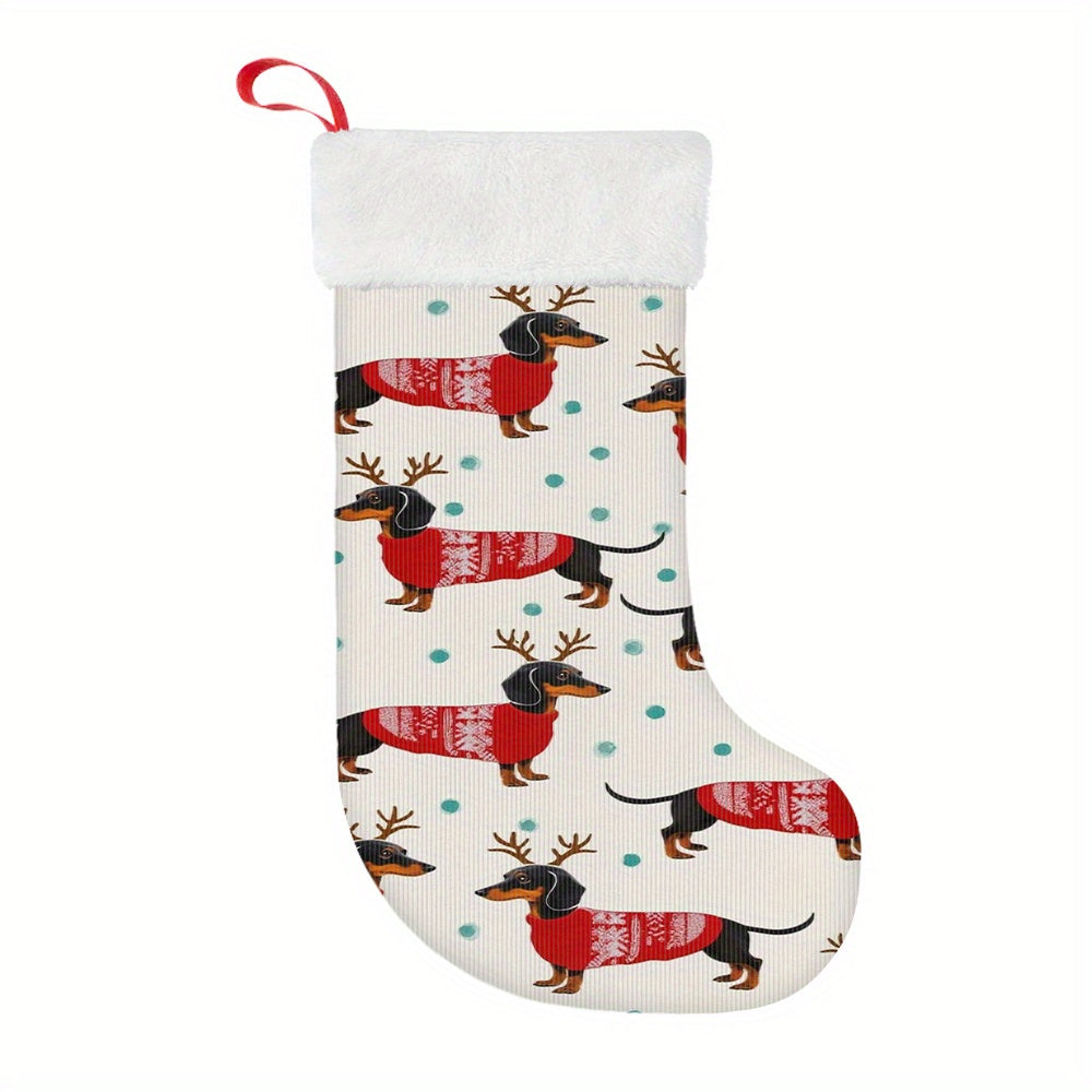 Doxie Stocking 2025 – Santa’s Little Helper Edition