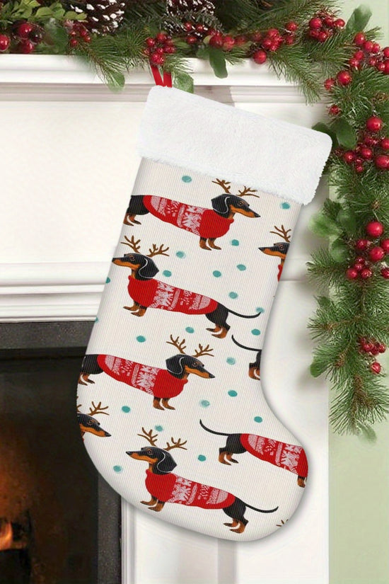 Doxie Stocking 2025 – Santa’s Little Helper Edition
