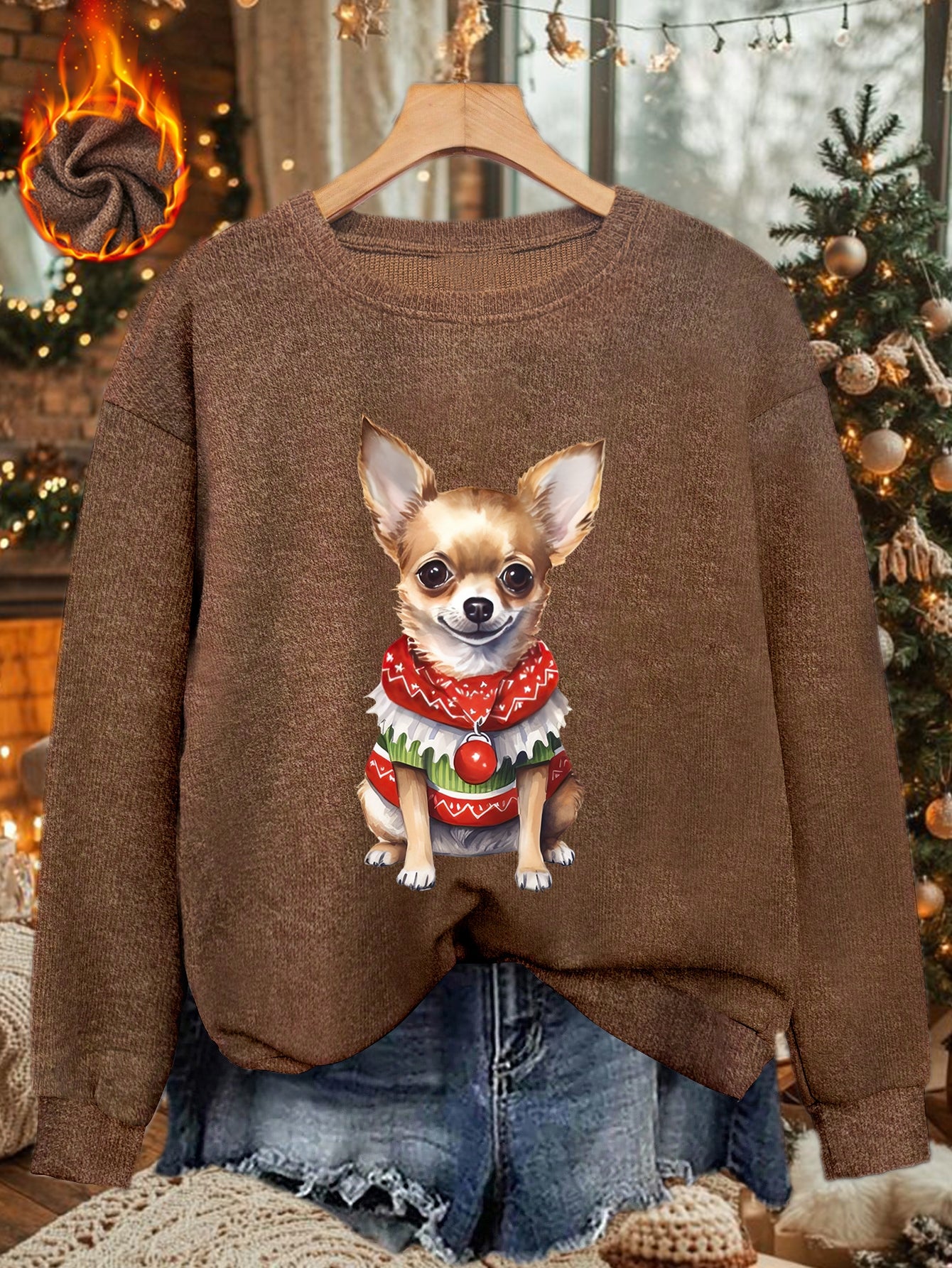 Santa Chi – Women's Christmas Sweater 2025